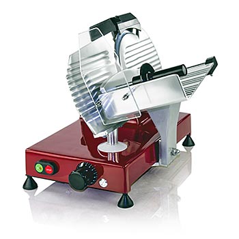 Berkel Prosciutto Schneidemaschine RL250, rot, elektrisch, Schneideblatt 250mm