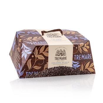 Osterkuchen "Colomba Re Noir", mit dunkler Schokolade, Tre Marie