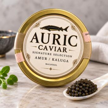 Auric Kaviar, Amur x Kaluga Stör (schrenckii x dau), China, 30 g